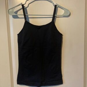 Black Compression Adjustable Tank Top